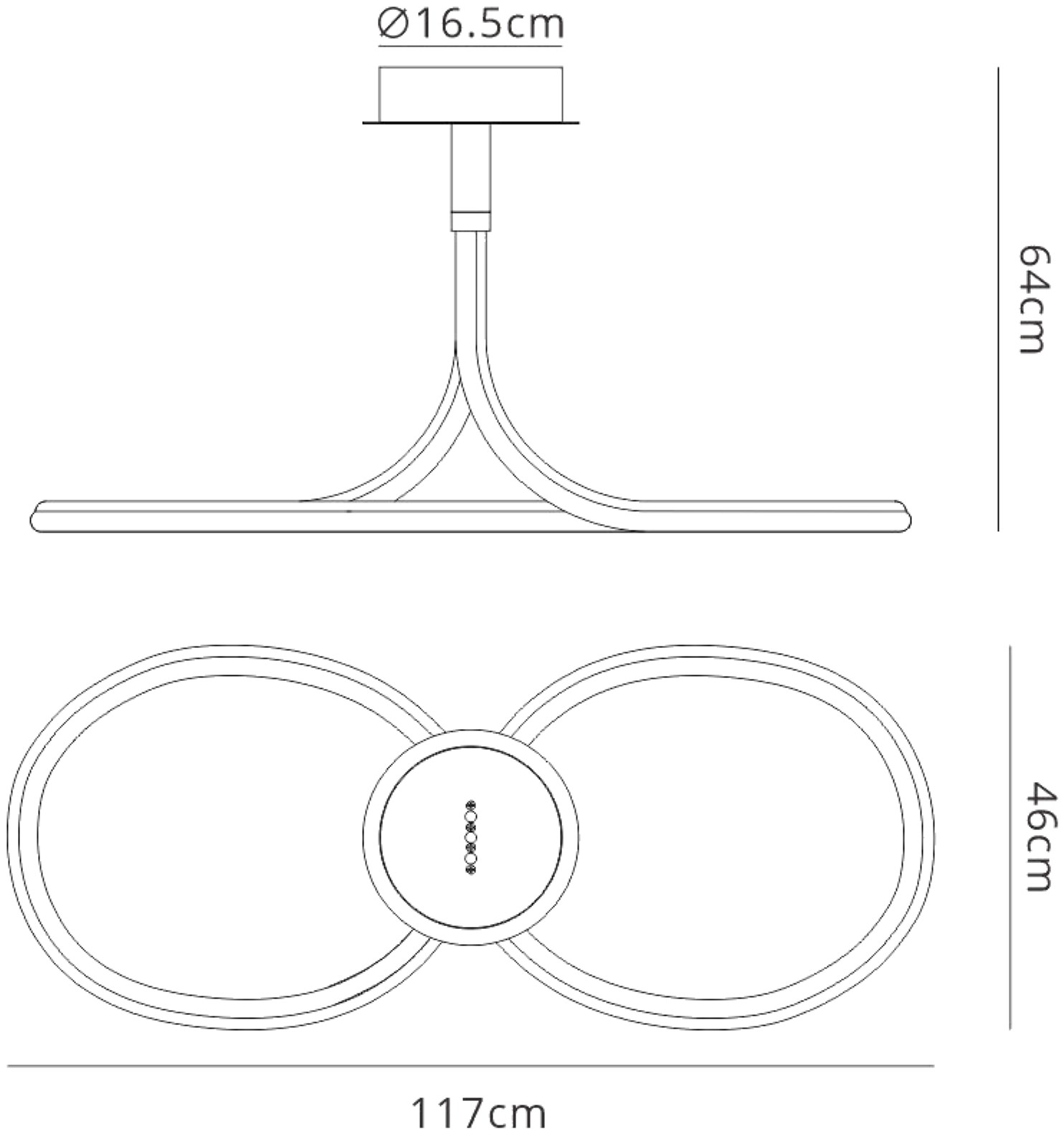 Nur II Ceiling Lights Mantra Linear Fittings